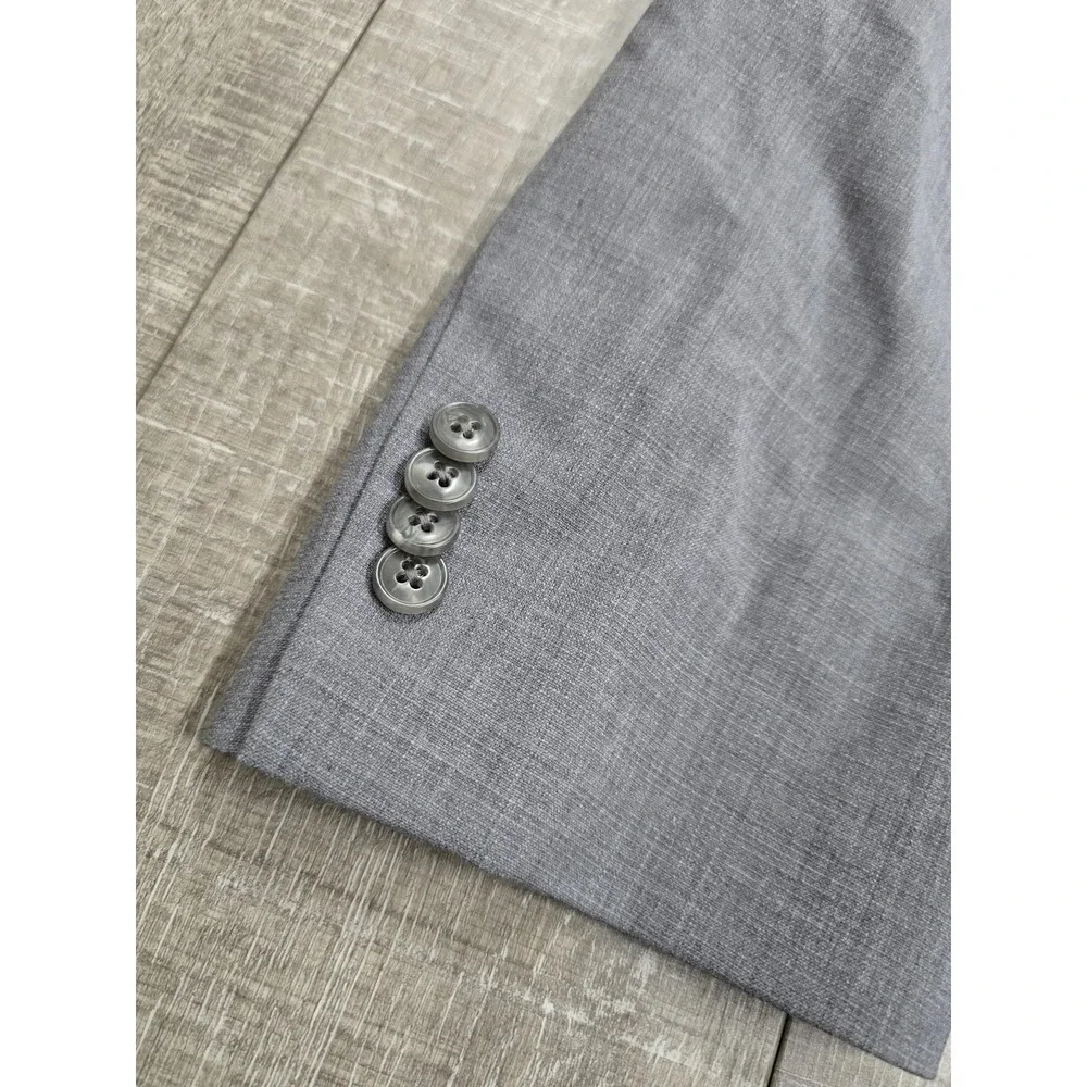 New Orleans Saints Blazer Mens Gray NFL Football Logo Lining‎ Two Button Vented
